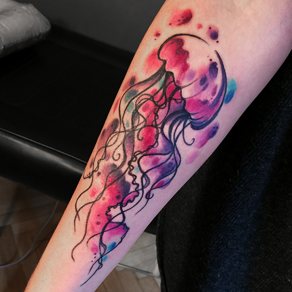 ania meduza watercolor